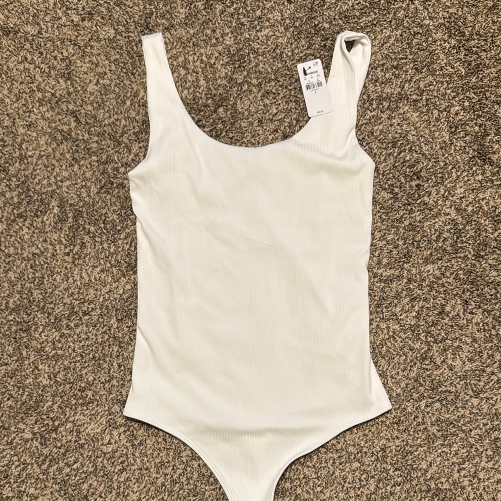 Express Women's White Bodysuit